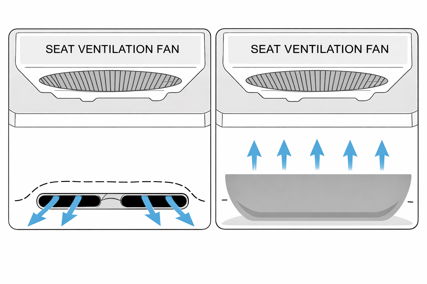 Lexus IS/RC Ventilated Seat Air Duct