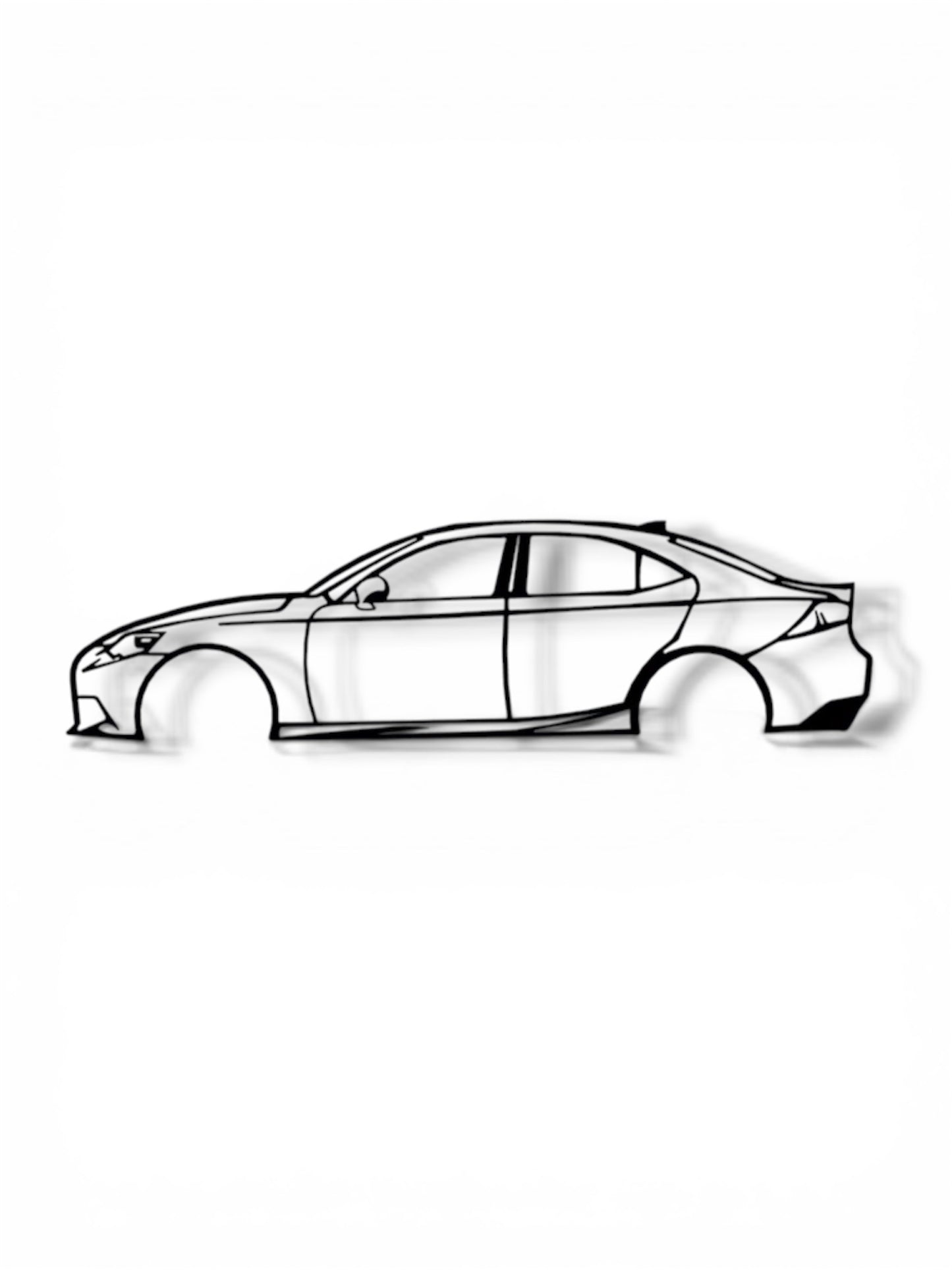 Lexus 3IS Wall Art Silhouette
