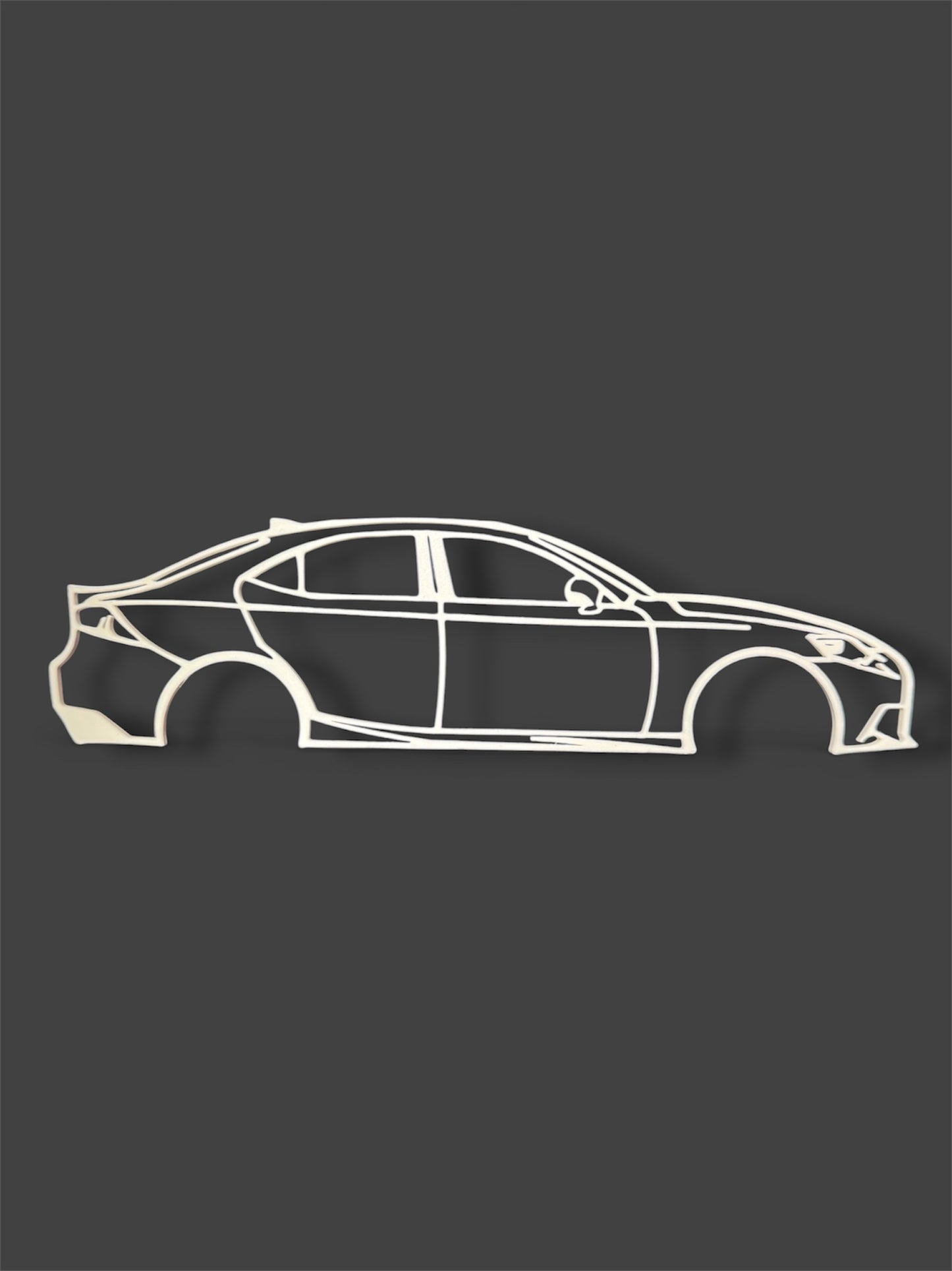 Lexus 3IS Wall Art Silhouette